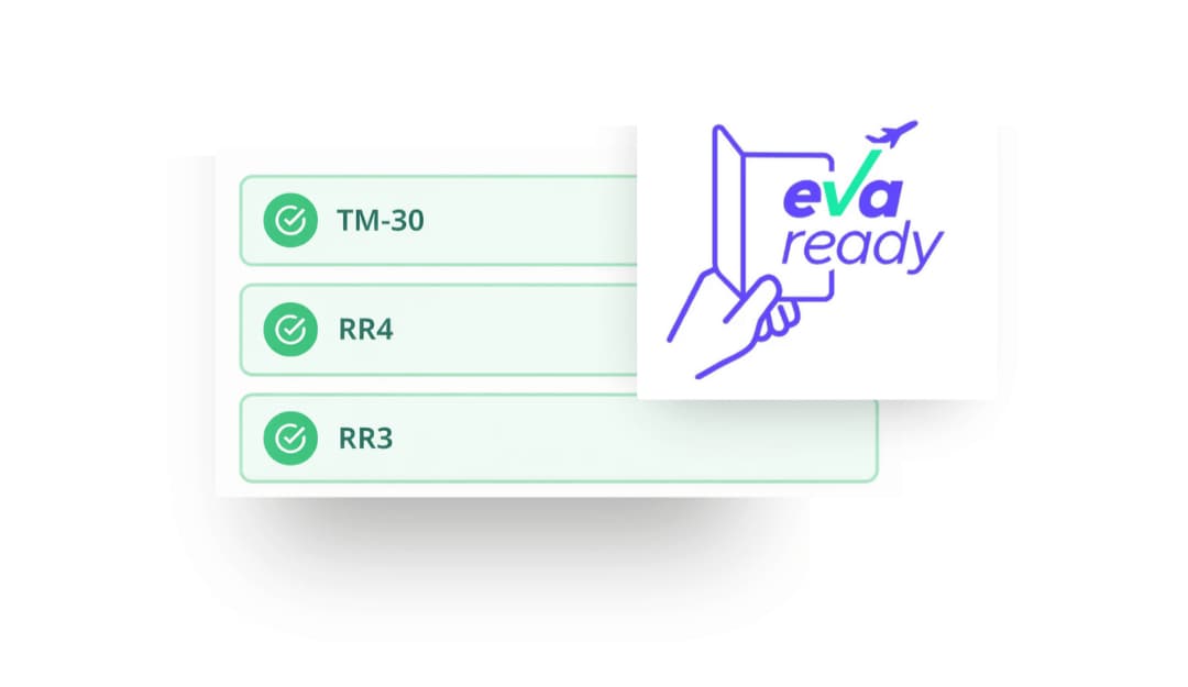 Guest completing self check-in with built-in compliance capture