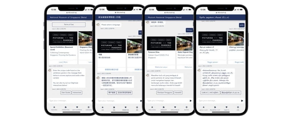 National Heritage Museum Digital Concierge Multiple Languages